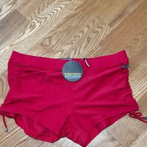 Andrew Christian Red Swim Trunks